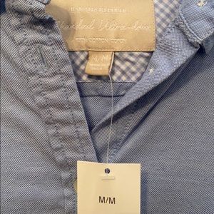 Banana republic 100% cotton light blue shirt sz M